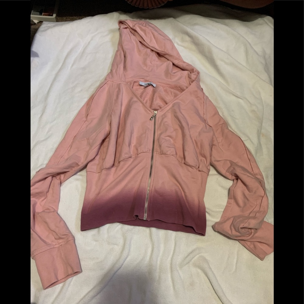 Express crop top hoodie size large @ 3 ea bundle